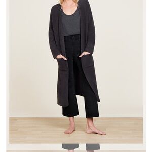 NWT Barefoot Dreams Charcoal Long Cardigan